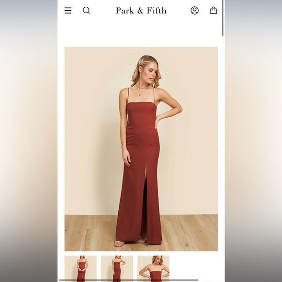 PARK & FIFTH Juniper Dress in Terracotta - Picture 4 of 6